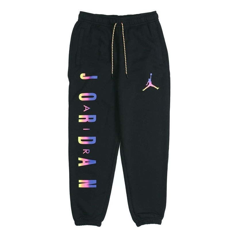 Спортни панталони Jordan Jordan Gradient Logo Fleece Sweatpants Черно | CU9147-010