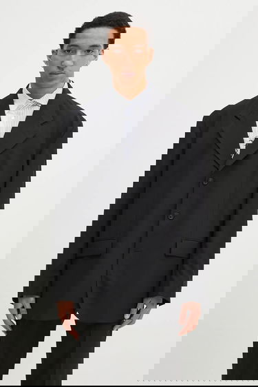 Яке Maison Margiela MM6 Maison Margiela Oversized Wool Blazer Черно | SH0BN0011, 0