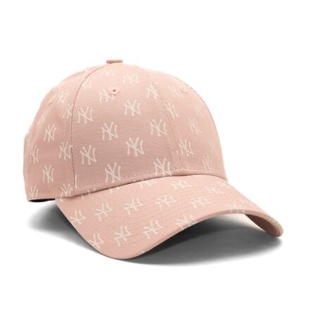 Шапка с козирка New Era 9FORTY MLB Monogram New York Yankees Pale Rose Розово | 60434993