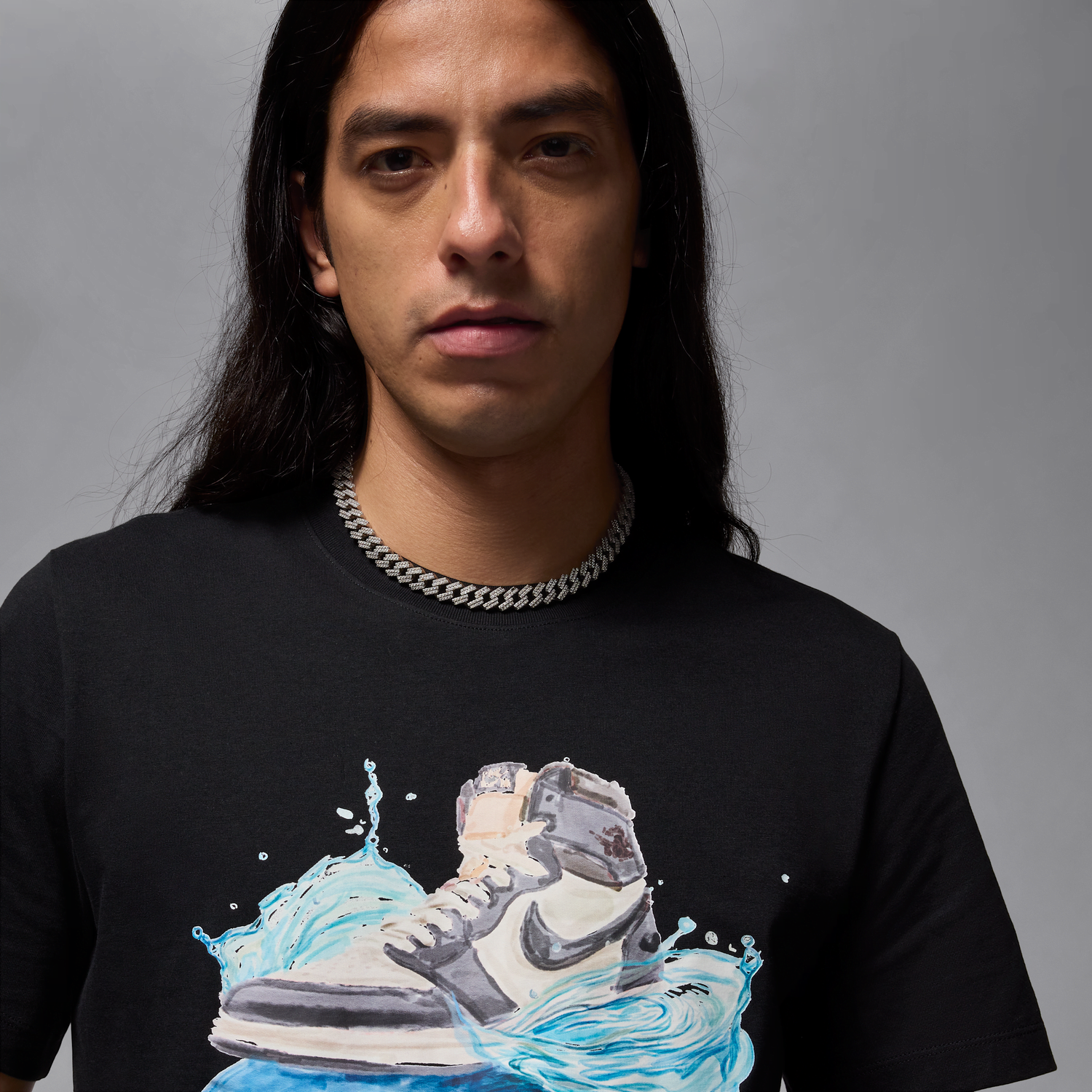 Тениска Jordan Jordan Flight Essentials AJ1 Short Sleeve T-Shirt Черно | IB3355-010, 1