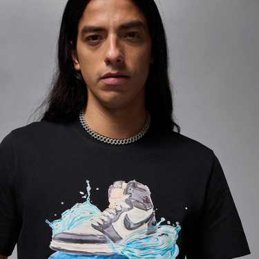 Тениска Jordan Jordan Flight Essentials AJ1 Short Sleeve T-Shirt Черно | IB3355-010, 1