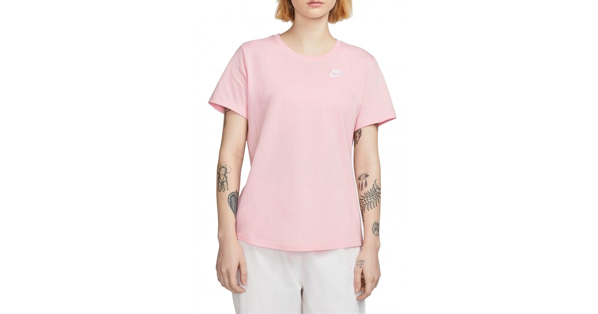 Тениска Nike Sportswear Club Essentials Tee Розово | dx7902-690, 1