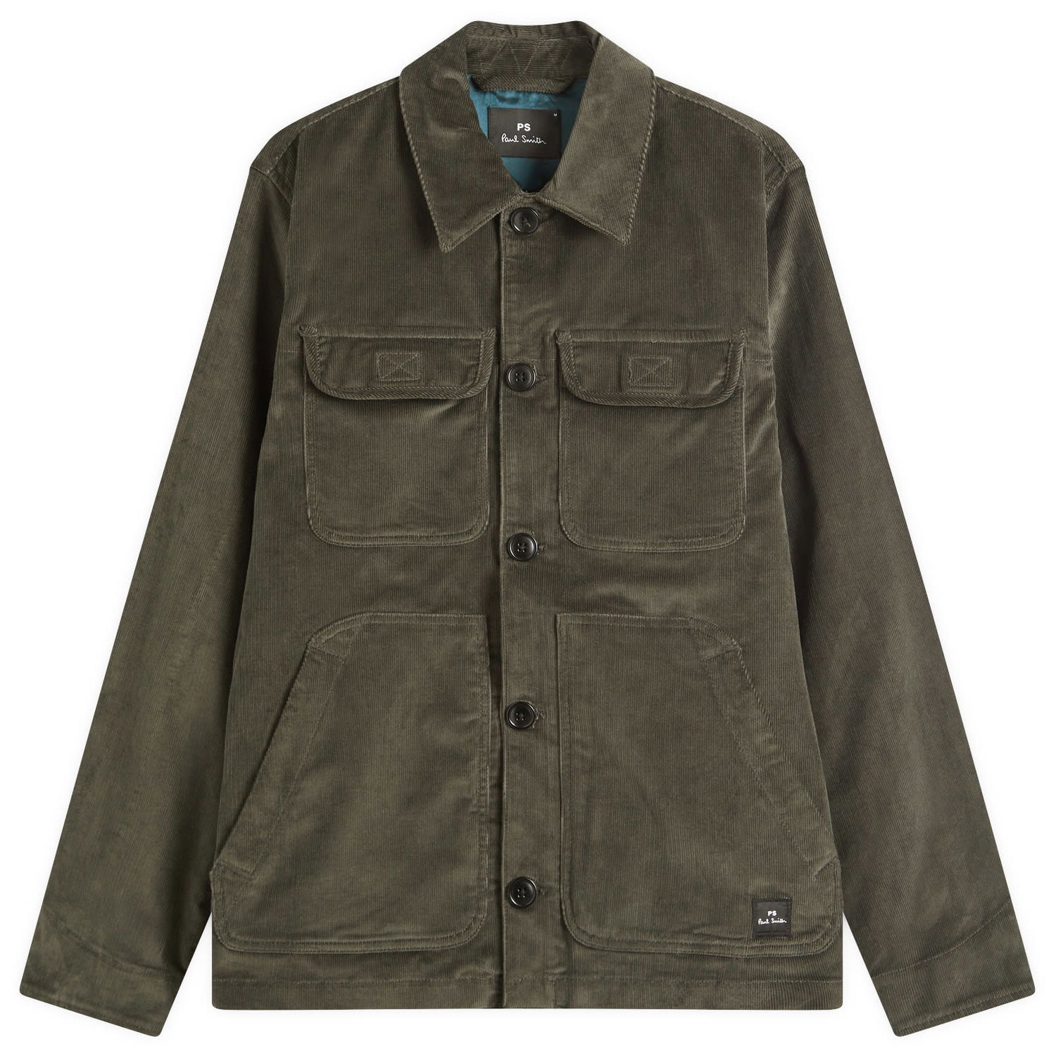 Яке Paul Smith PS Paul Smith Four-Pocket Corduroy Overshirt Зелено | M2R-021Z-N22223-38, 1
