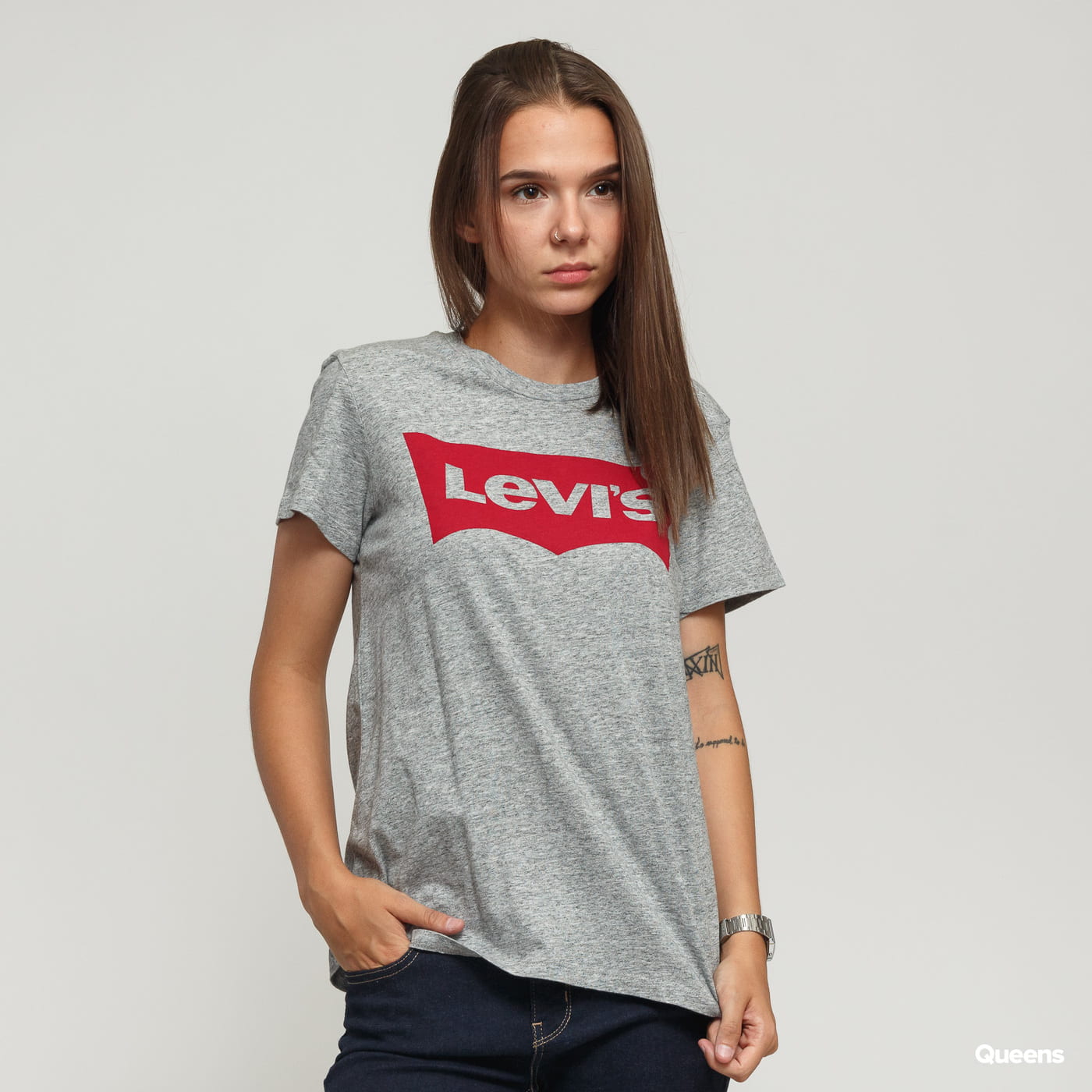 Тениска Levi's The Perfect Tee Сиво | 17369-0263, 0