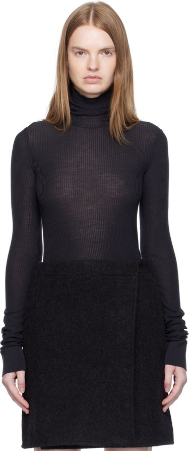Пуловер LEMAIRE Lemaire Seamless Turtleneck Черно | TO1460 LK1032, 0