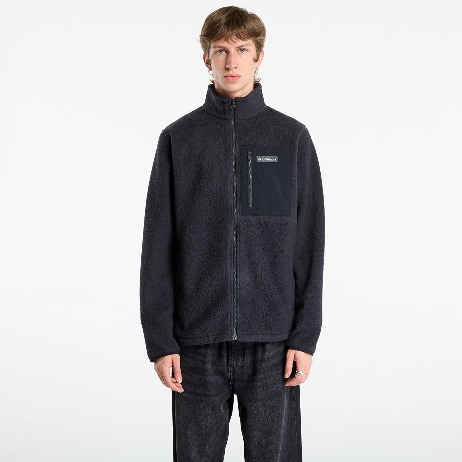 Яке Columbia Columbia Jasper Ridge™ Pebbled Full Zip Fleece Jacket Черно | 2142421010, 0