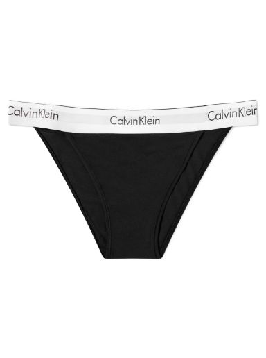 гащички CALVIN KLEIN Waist Tanga Черно | 000QF4977A001