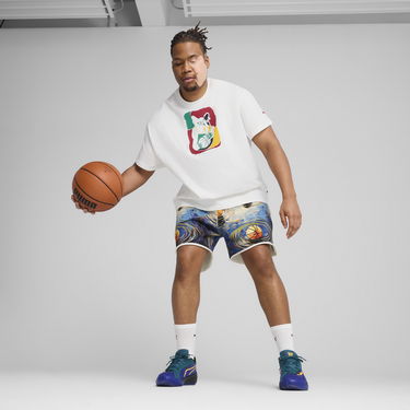Тениска Puma Dylan Exhibit Basketball T-Shirt Бяло | 630673_01, 2