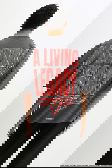 Тениска Represent Clo Reversible Living Legacy Falcon T-Shirt Сиво | MLM100679, 2