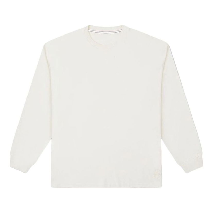 Пуловер Converse Embroidered Logo Long Sleeve T-Shirt Бяло | 10026898-A01