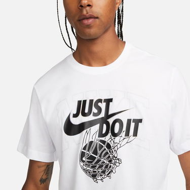 Тениска Nike Dri-FIT "Just Do It" Tee Бяло | DR7639-100, 1