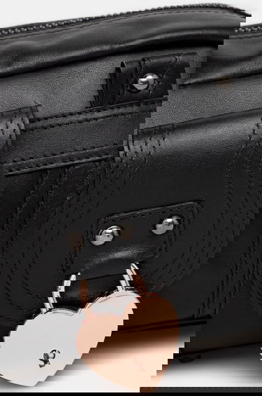 Дамска чанта Ottolinger Ottolinger Mini Neoprene Leather Heart Lock Bag Черно | 2227210299, 3