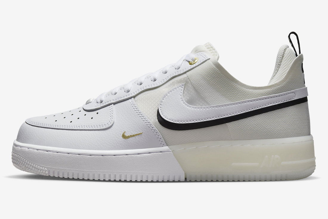 Кецове и обувки Nike Air Force 1 React Бяло | DQ7669-100, 0