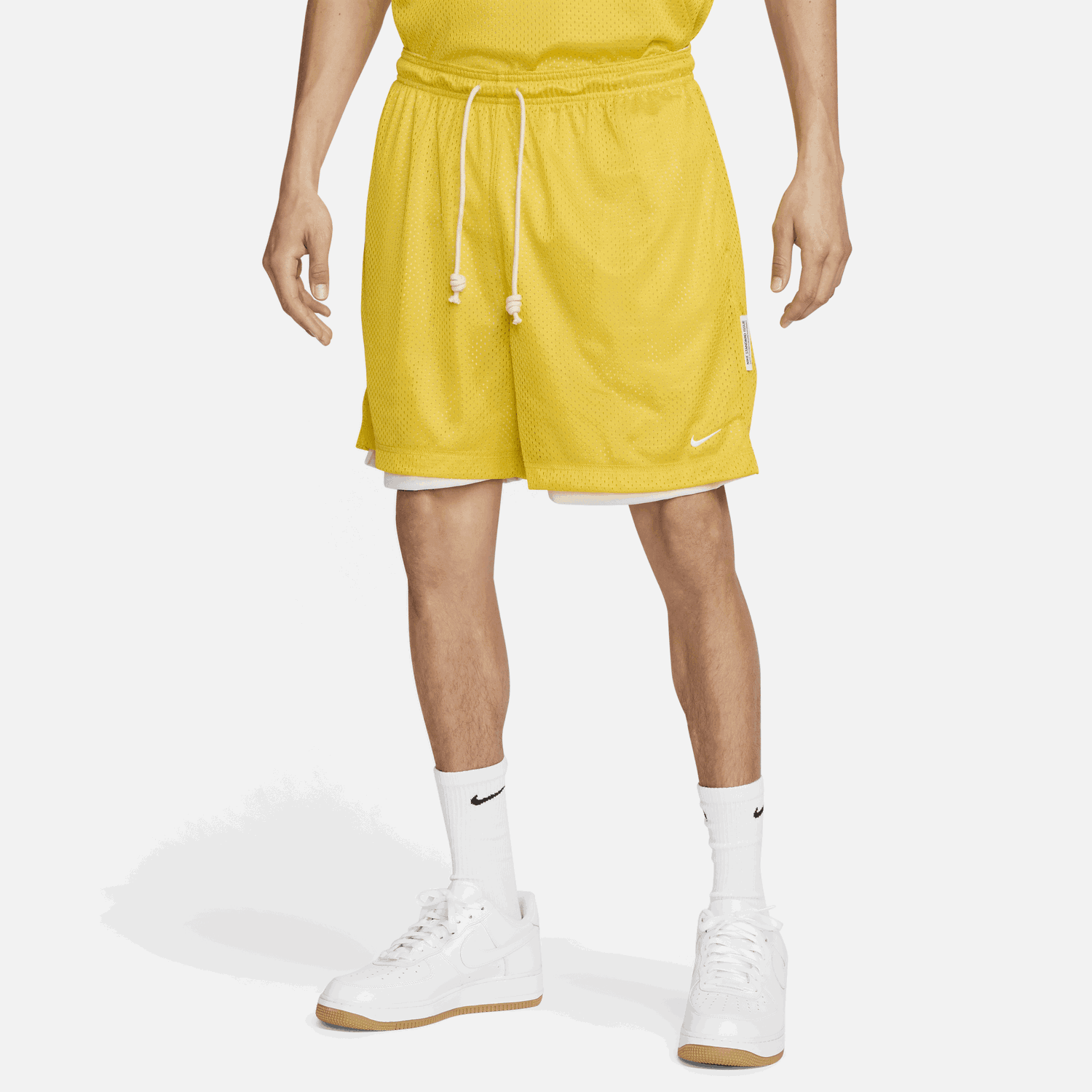 Къси панталони Nike Dri-FIT Standard Issue Reversible 6" Basketball Shorts Жълто | DQ5707-735, 0
