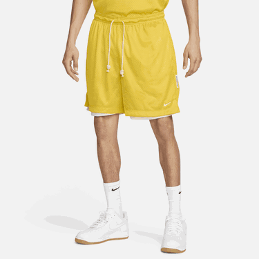 Къси панталони Nike Dri-FIT Standard Issue Reversible 6" Basketball Shorts Жълто | DQ5707-735, 0