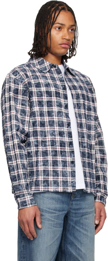 Риза Dime Plaid Flannel Shirt Многоцветен | DIMEHO2511NVY, 1
