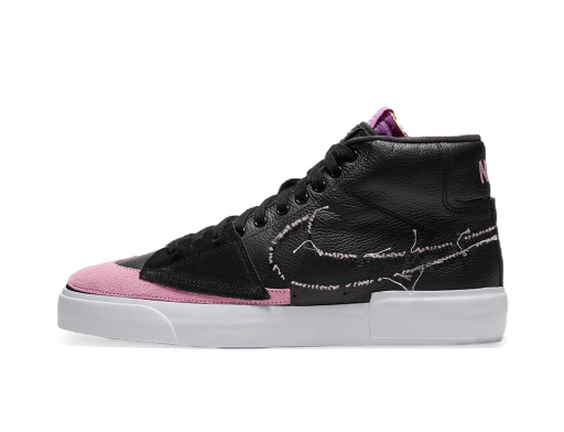 Скеитбординг Nike SB Zoom Blazer Mid Edge SB "Black Pink Rise" Черно | DA2189-002