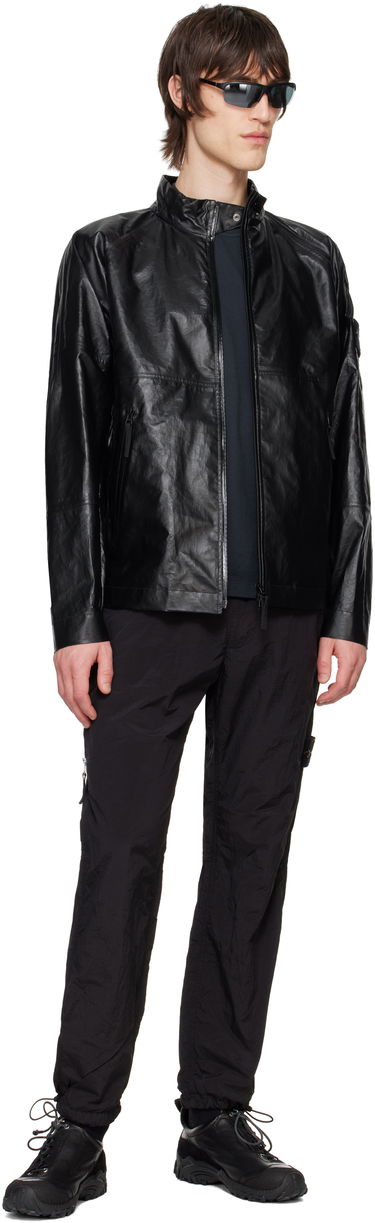 Спортни панталони Stone Island Stone Island Regenerated Nylon Metal ECONYL Sweatpants Черно | K1S15 3100005 S0019, 4