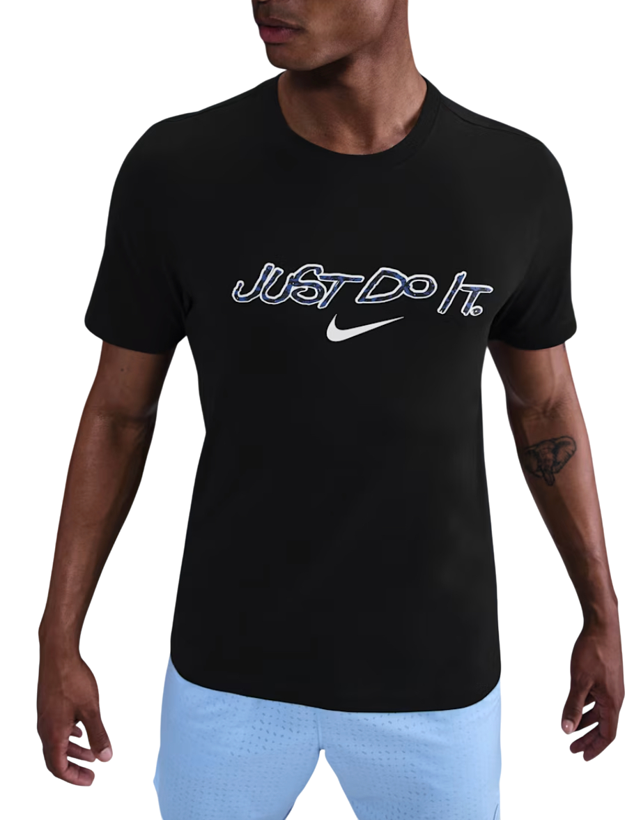 Тениска Nike T-Shirt Just Do It Print Pack Черно | hv4125-100, 0