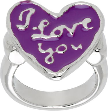 Пръстен Chopova Lowena Chopova Lowena Lovers Heart Ring Лилаво | 6551, 0