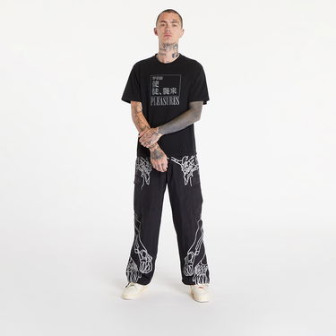 Карго панталони Pleasures Eva-1 Cargo Pants Black Черно | P24E002 BLACK, 3