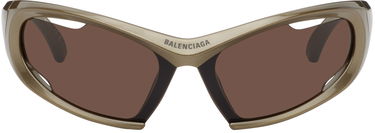 Слънчеви очила Balenciaga Dynamo Rectangle Sunglasses Бежово | BB0318S-004, 0