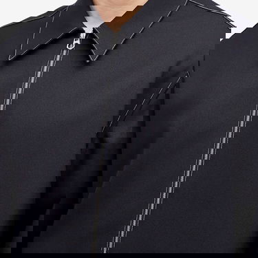 Яке Jil Sander Jil Sander Contrast Stitch Zip Through Shirt Тъмно синьо | J22DL0299-J70001-402, 5