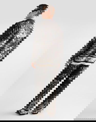 Риза Dolce & Gabbana Flower Bouquet-print Jacquard Twill Shirt Черно | G5IF1THI12HHN5ST, 2