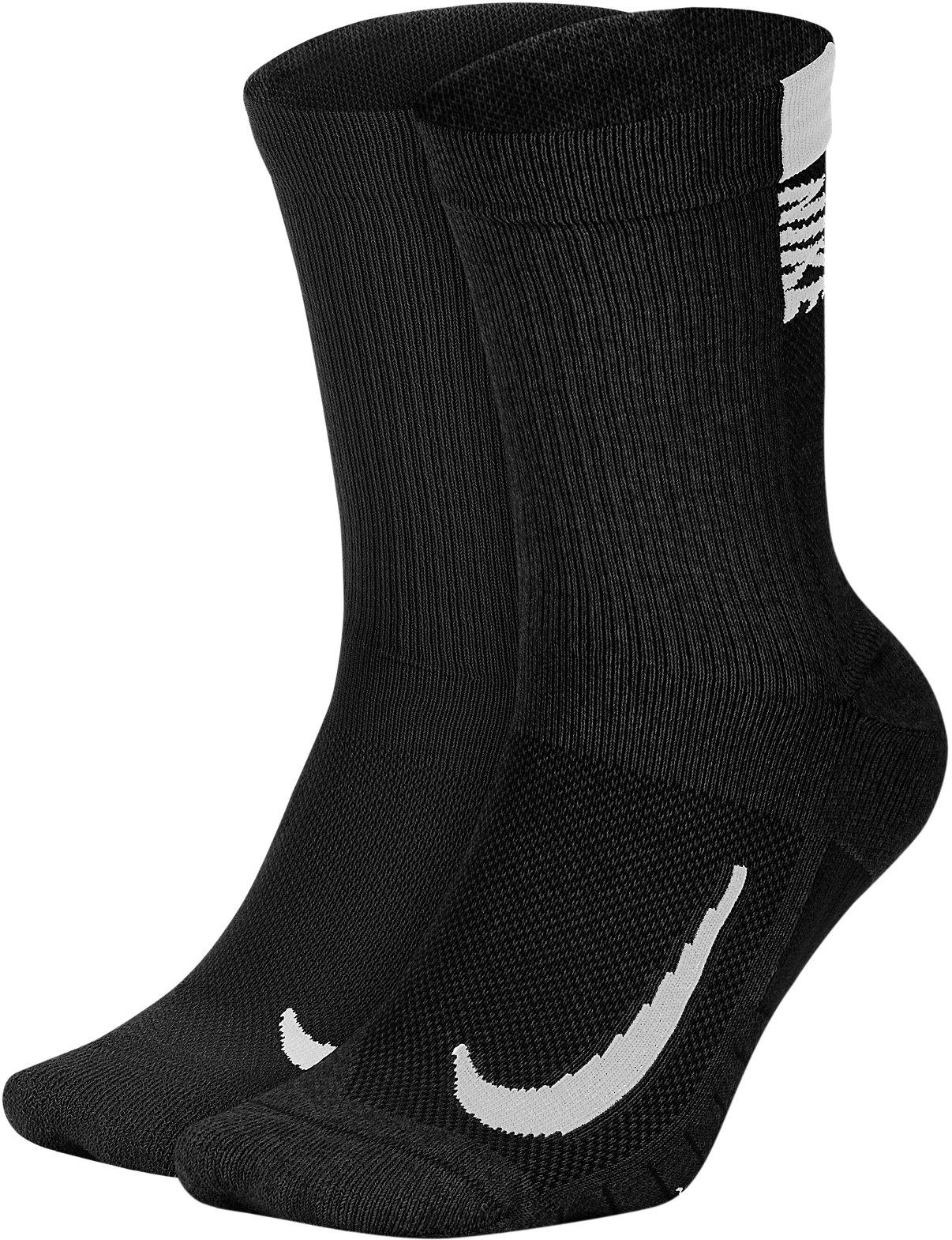 Чорапи Nike Multiplier Crew 2 pairs Черно | sx7557-010, 0