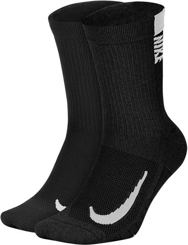 Чорапи Nike Multiplier Crew 2 pairs Черно | sx7557-010, 0