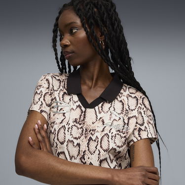 Pокля Puma A$AP ROCKY Snakeskin Print Short-Sleeve Polo Dress Многоцветен | 633416_36, 4