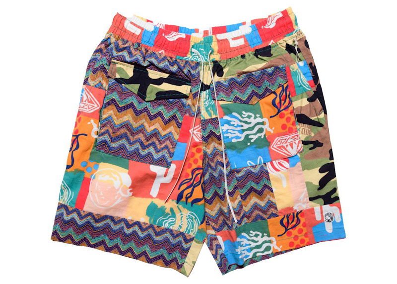 Къси панталони BILLIONAIRE BOYS CLUB Billionaire Boys Club Patchwork Pattern Shorts Многоцветен | 8013100DSC, 0