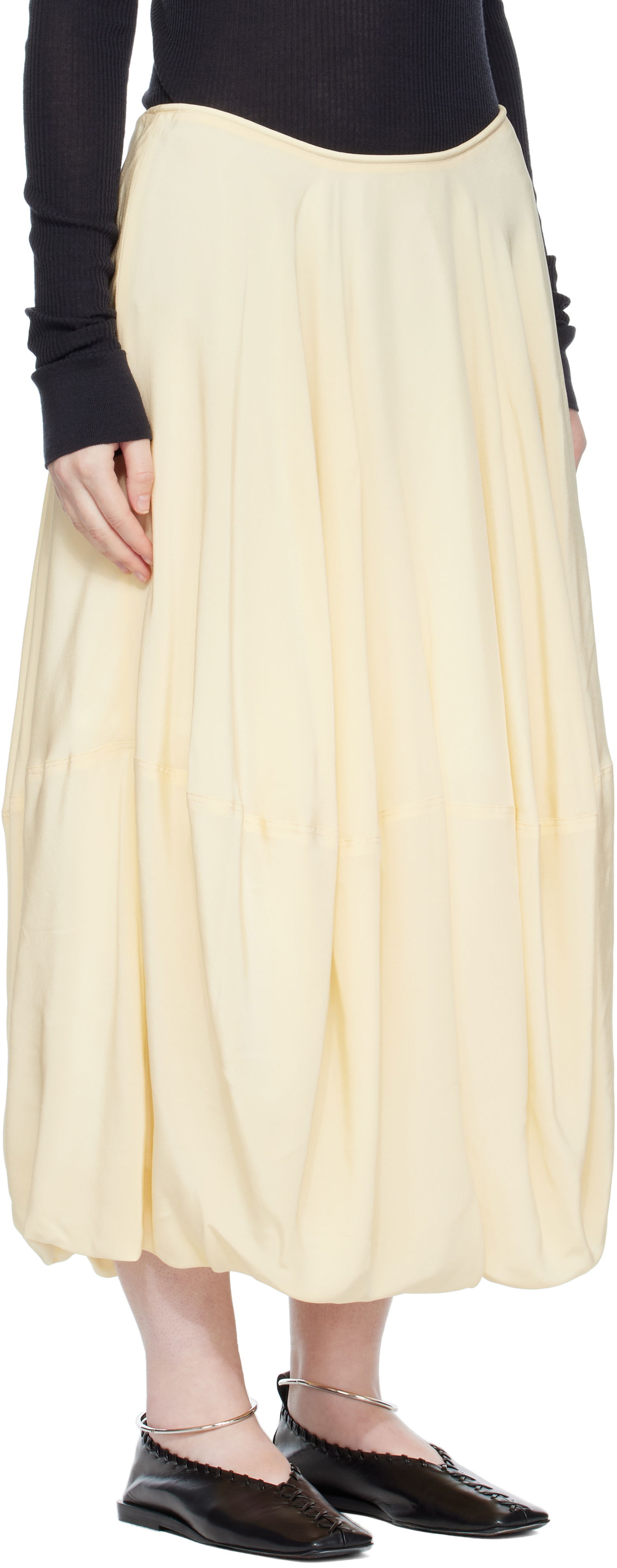 Пола LEMAIRE Balloon Maxi Skirt Жълто | SK1053 LF1446, 1