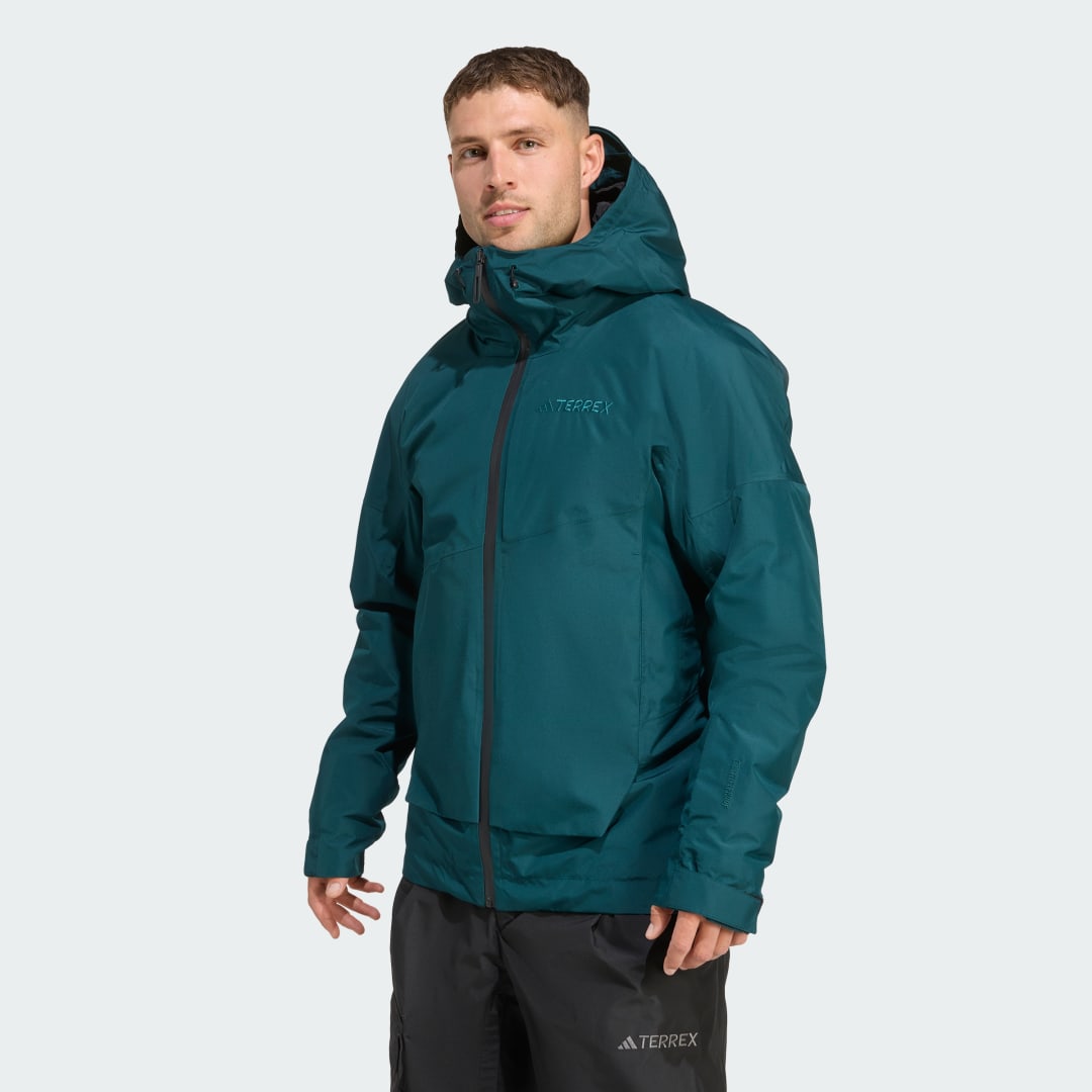 Яке adidas Performance Terrex Xploric 2 Layer Insulated CLIMAPROOF Jacket Зелено | JN3096, 0