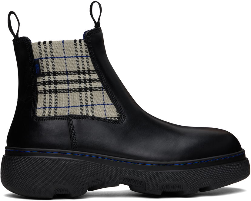 Кецове и обувки Burberry Burberry Creeper Low Chelsea Boots Черно | 8102718