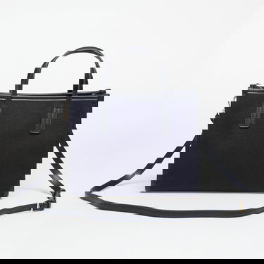 Голяма пазарска чанта Tommy Hilfiger Th City Small Tote Melton Тъмно синьо | AW0AW17852 DW6, 1