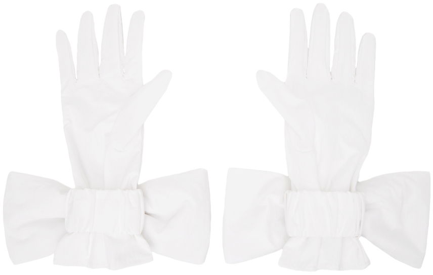 Ръкавици SHUSHU/TONG SHUSHU/TONG Bow Gloves Бяло | aw21ac07, 1