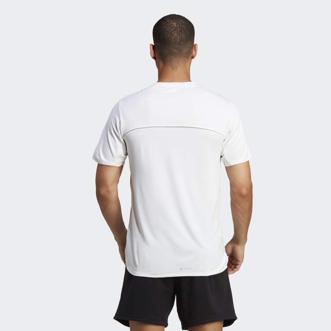 Тениска adidas Performance Designed 4 Training HEAT.RDY HIIT Training Tee Бяло | IB9096, 1