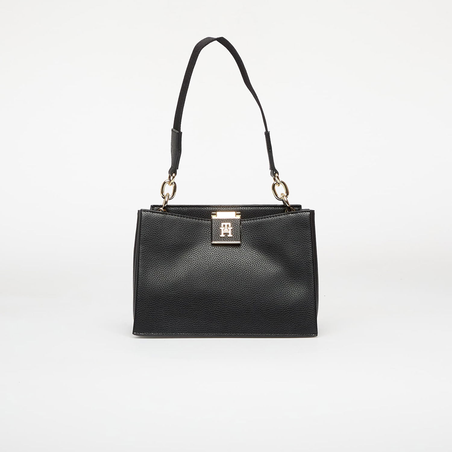Дамска чанта Tommy Hilfiger Tommy Hilfiger Her Satchel Черно | AW0AW17722 BDS, 0