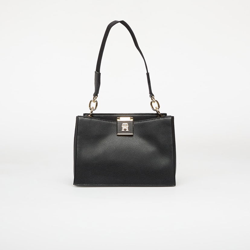 Дамска чанта Tommy Hilfiger Tommy Hilfiger Her Satchel Черно | AW0AW17722 BDS