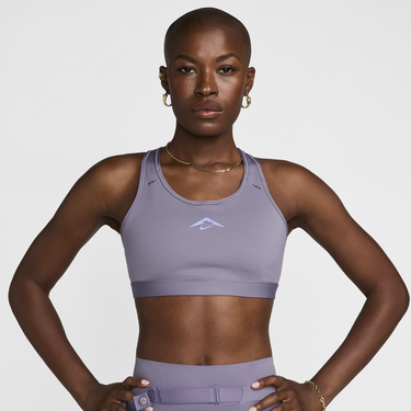 Сутиен Nike Trail Swoosh On The Run Лилаво | FN2909-509, 2
