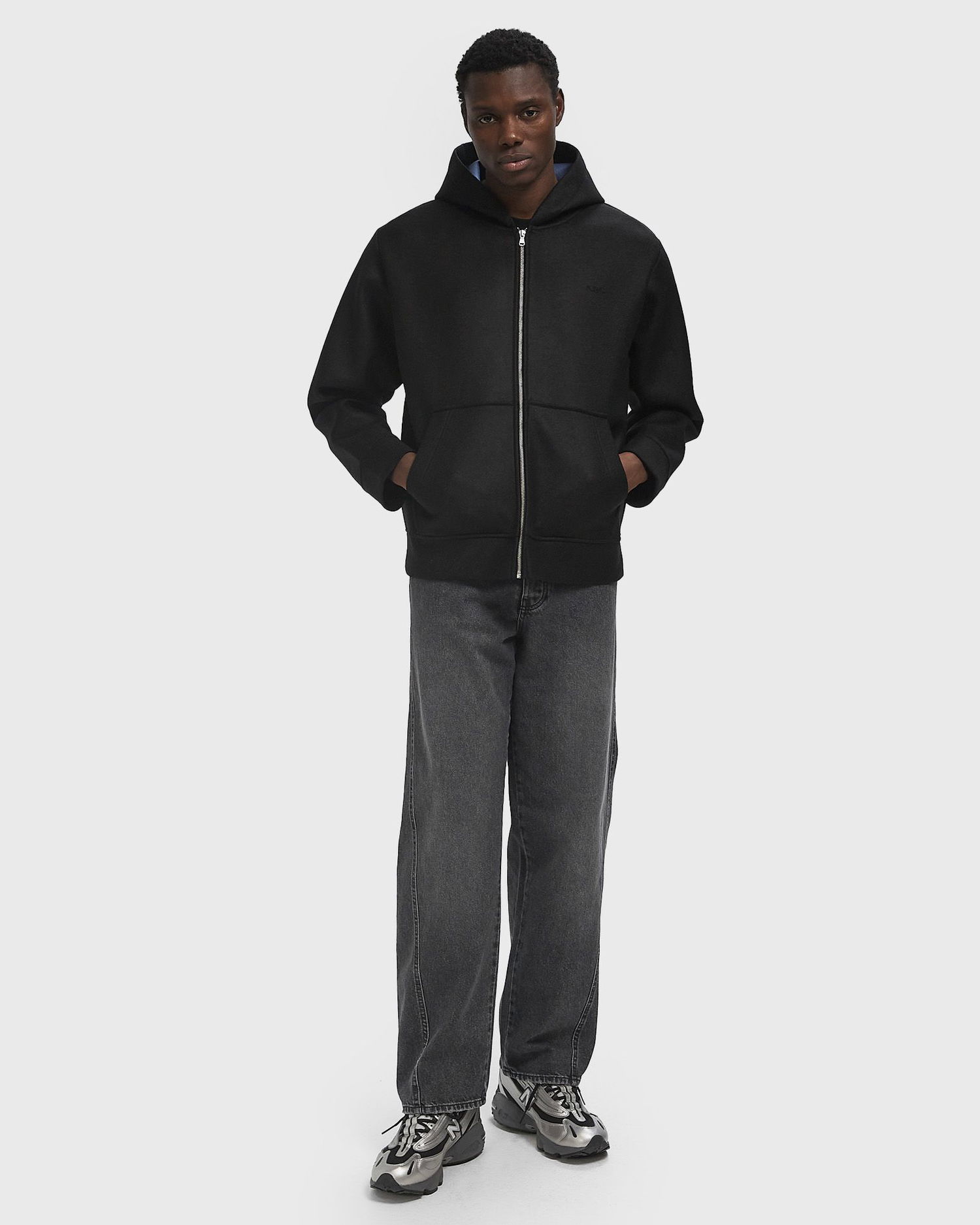 Суитчър A.P.C. A.P.C. Alvin Zip-Up Hoodie Черно | PSAFU-M27993-LZZ, 1