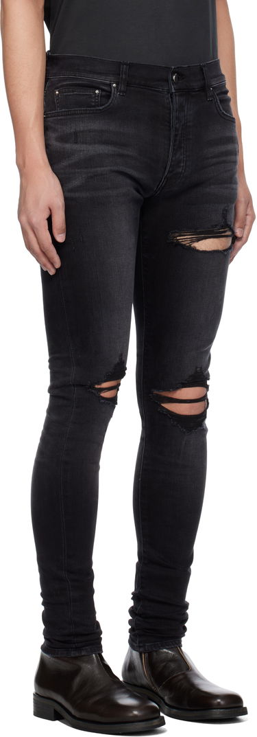 Дънки AMIRI AMIRI MX1 Distressed Slim Jeans Синьо | AMDNSY1148, 4