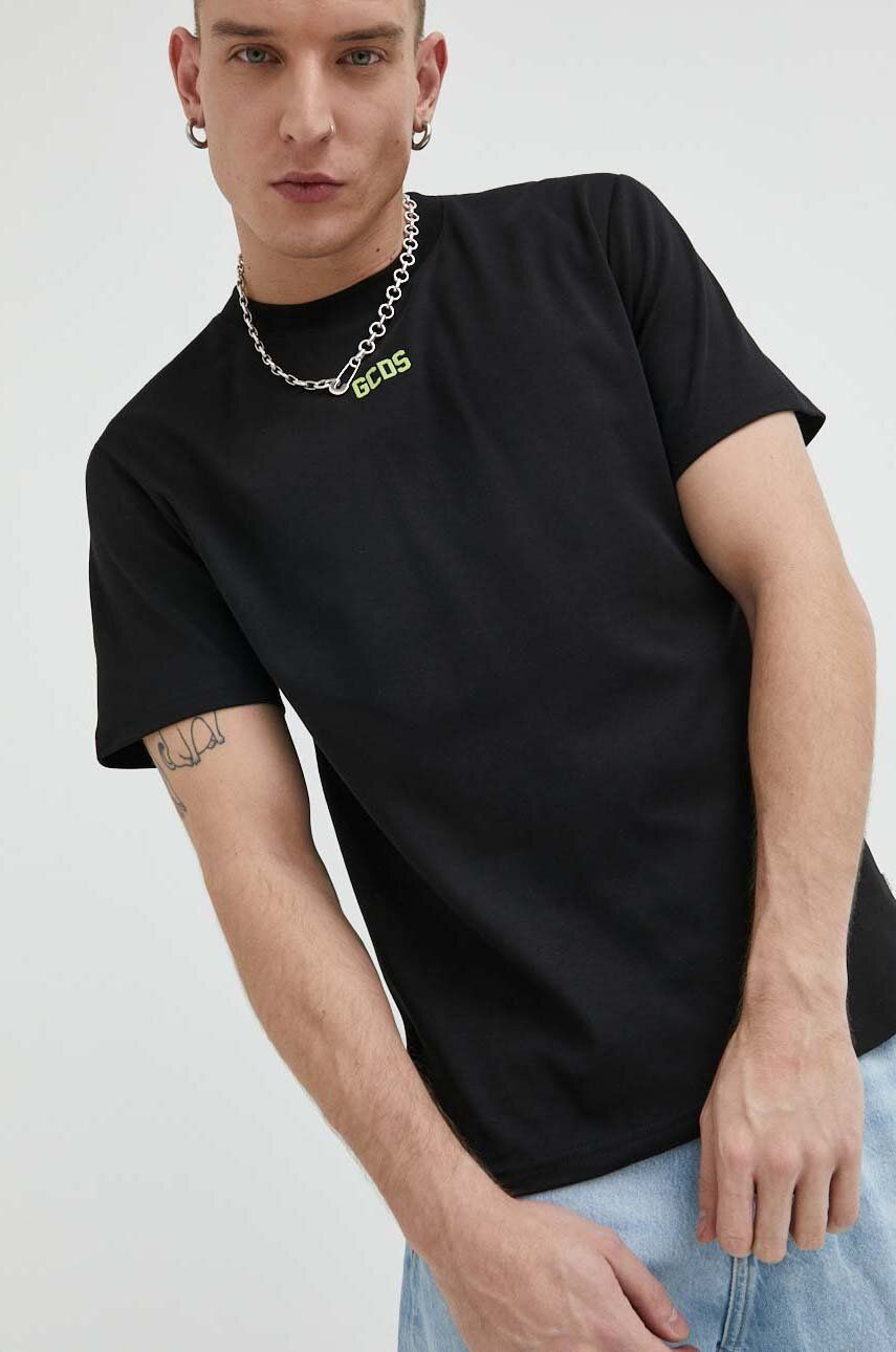 Тениска GCDS Cotton Tee Черно | CC94M130103, 0