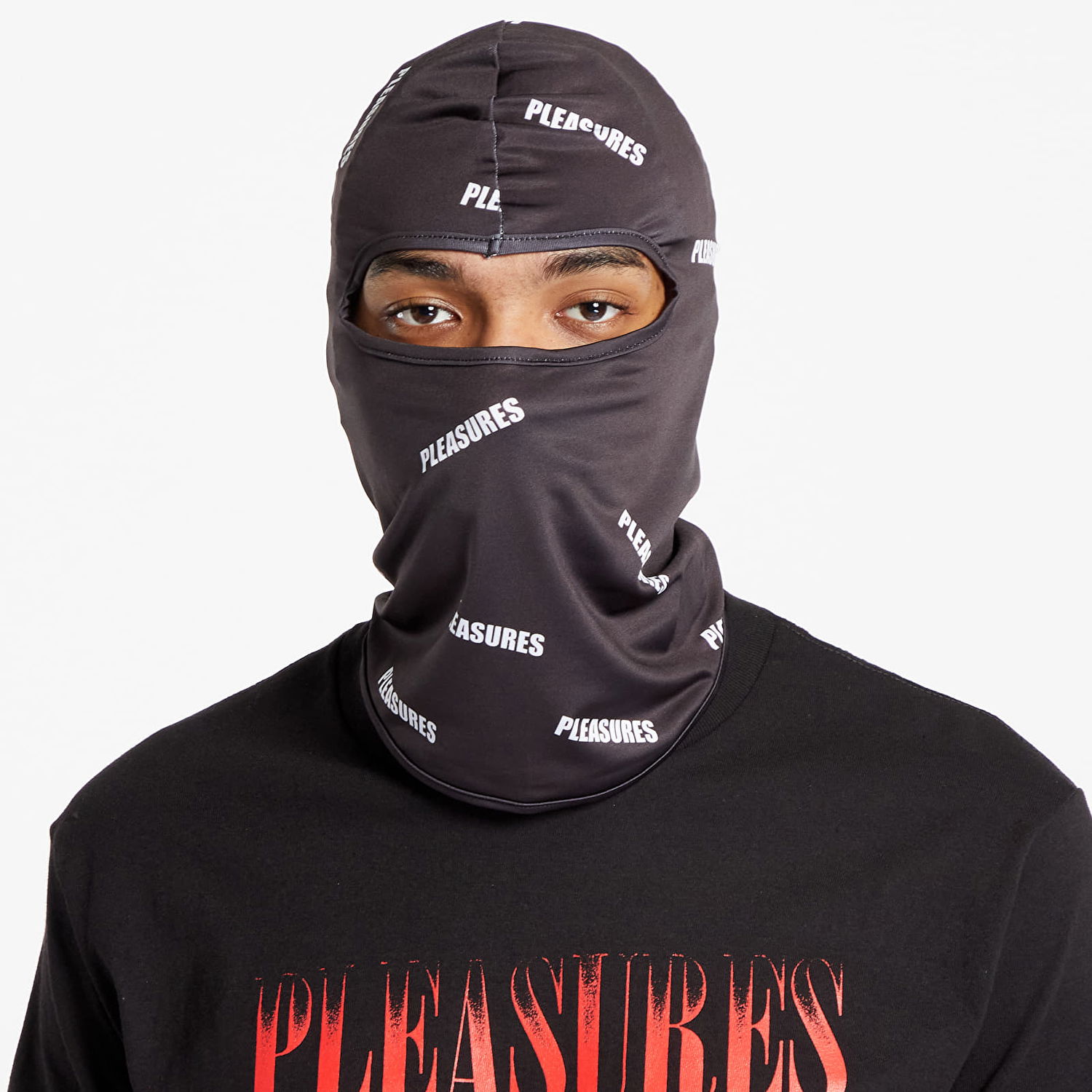 Шапка Pleasures Mini Stamp Balaclava Черно | P23W068 BLACK, 0