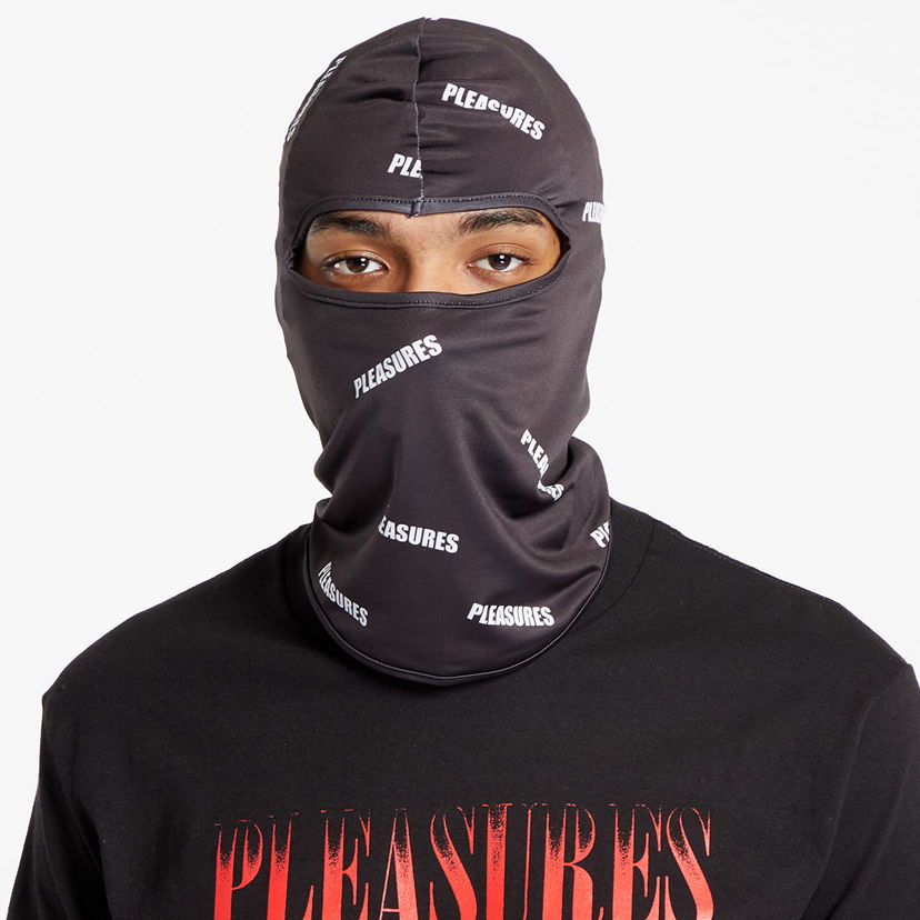 Шапка Pleasures Mini Stamp Balaclava Черно | P23W068 BLACK