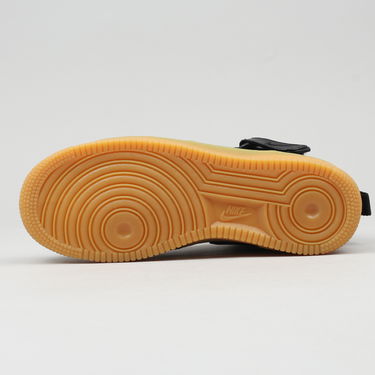 Кецове и обувки Nike Air Force 1 Mid LV8 ''Black Gum Volt'' GS Черно | 820342-004, 4