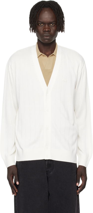 Пуловер Lacoste Fluid Rib Knit Cardigan Бяло | AH5338_70V, 0