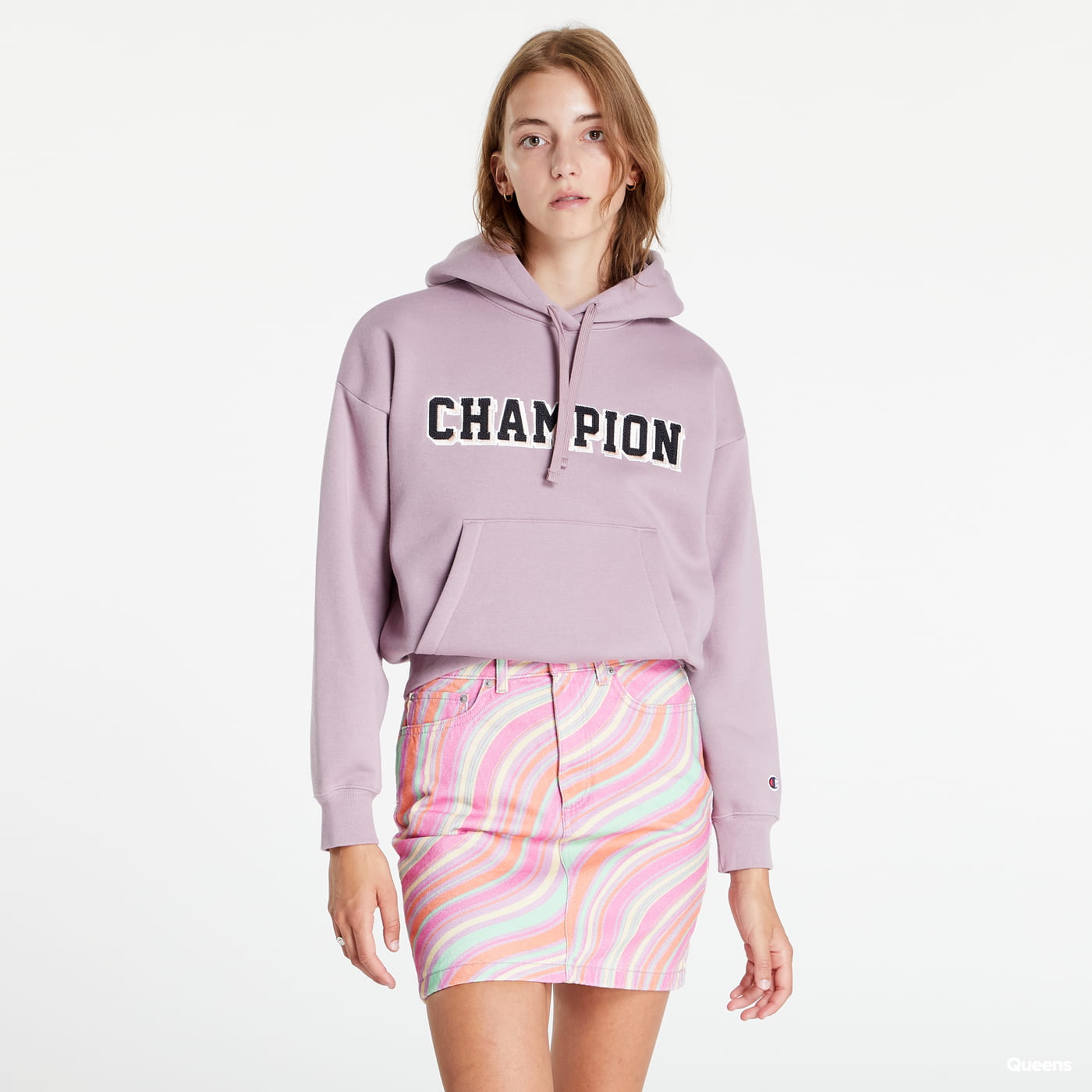 Суитчър Champion Hooded Sweatshirt Лилаво | 115370 CHA PS162, 0