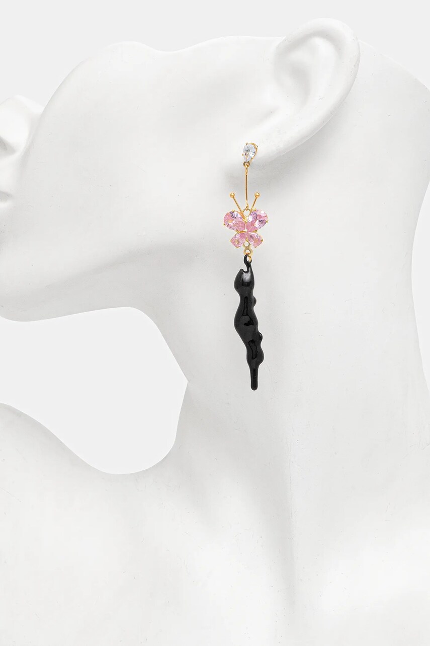 Обеци Ottolinger Ottolinger Butterfly Drop Earrings Розово | 125.902325.03, 1